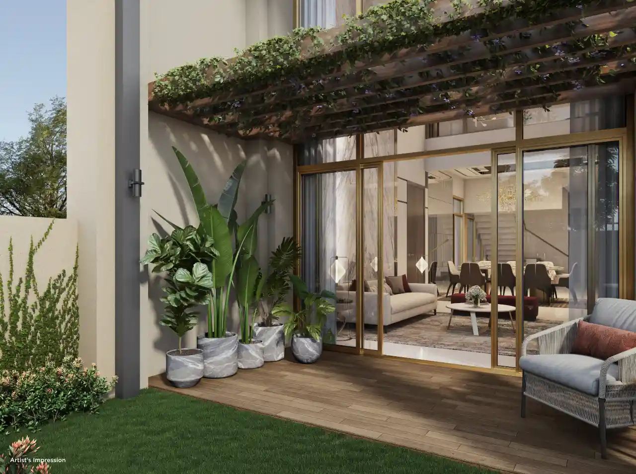 The Vastion at SP Kingstown 4 BHK Signature Villament (Lower Duplex) Blueprint Floor Plan