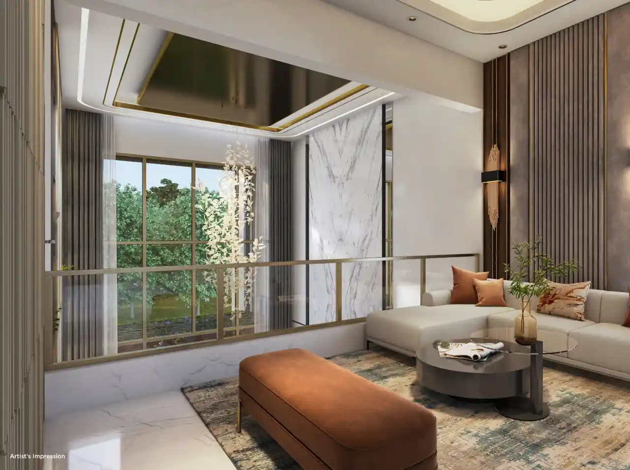 The Vastion at SP Kingstown 4 BHK Sky Villament (Upper Duplex with Terrace) Blueprint Floor Plan
