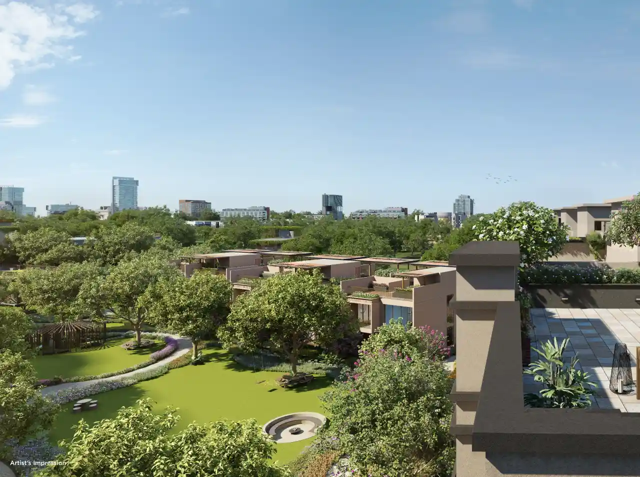 The Vastion at SP Kingstown 5 BHK Palatial Estate Villa with Rooftop Pool Blueprint Floor Plan