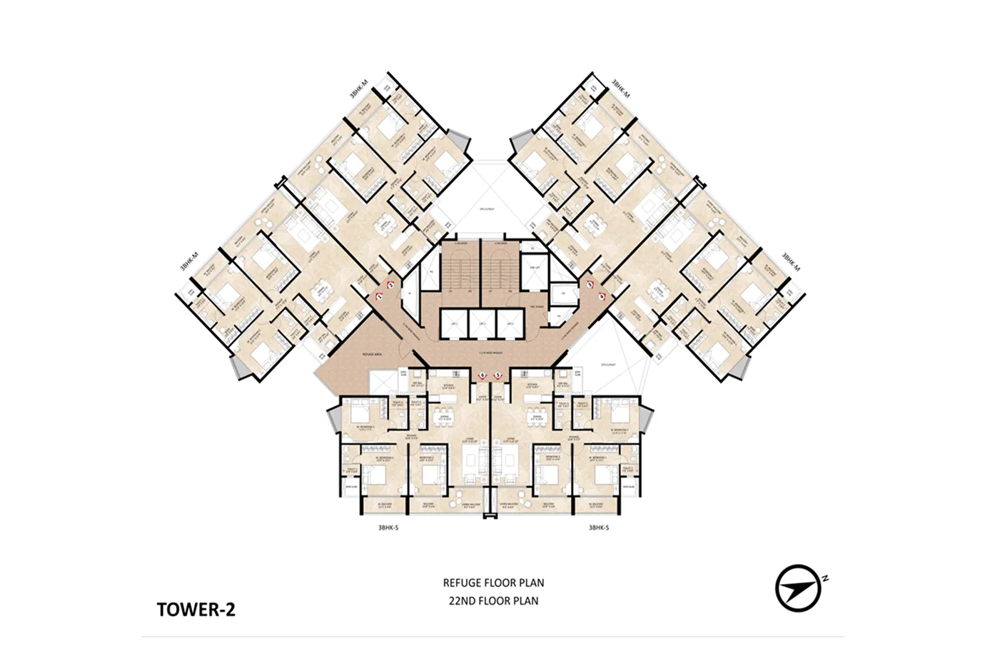 Tree Clouds at SP Kingstown 4 BHK Signature Floor Plan