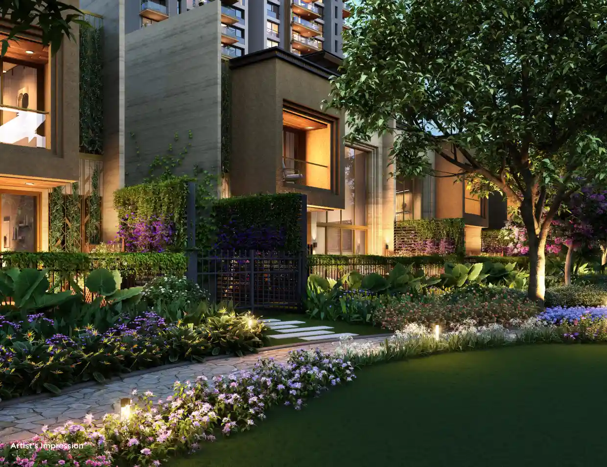 Wildernest 3 BHK 4 BHK Living Room Interior